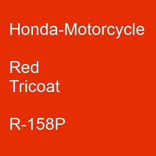 Honda-Motorcycle, Red Tricoat, R-158P.